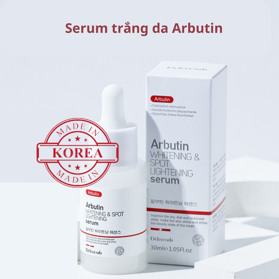 Serum Arbutin, Serum trắng da mờ thâm hiệu quả, làm sáng làm đều màu da, 37ml