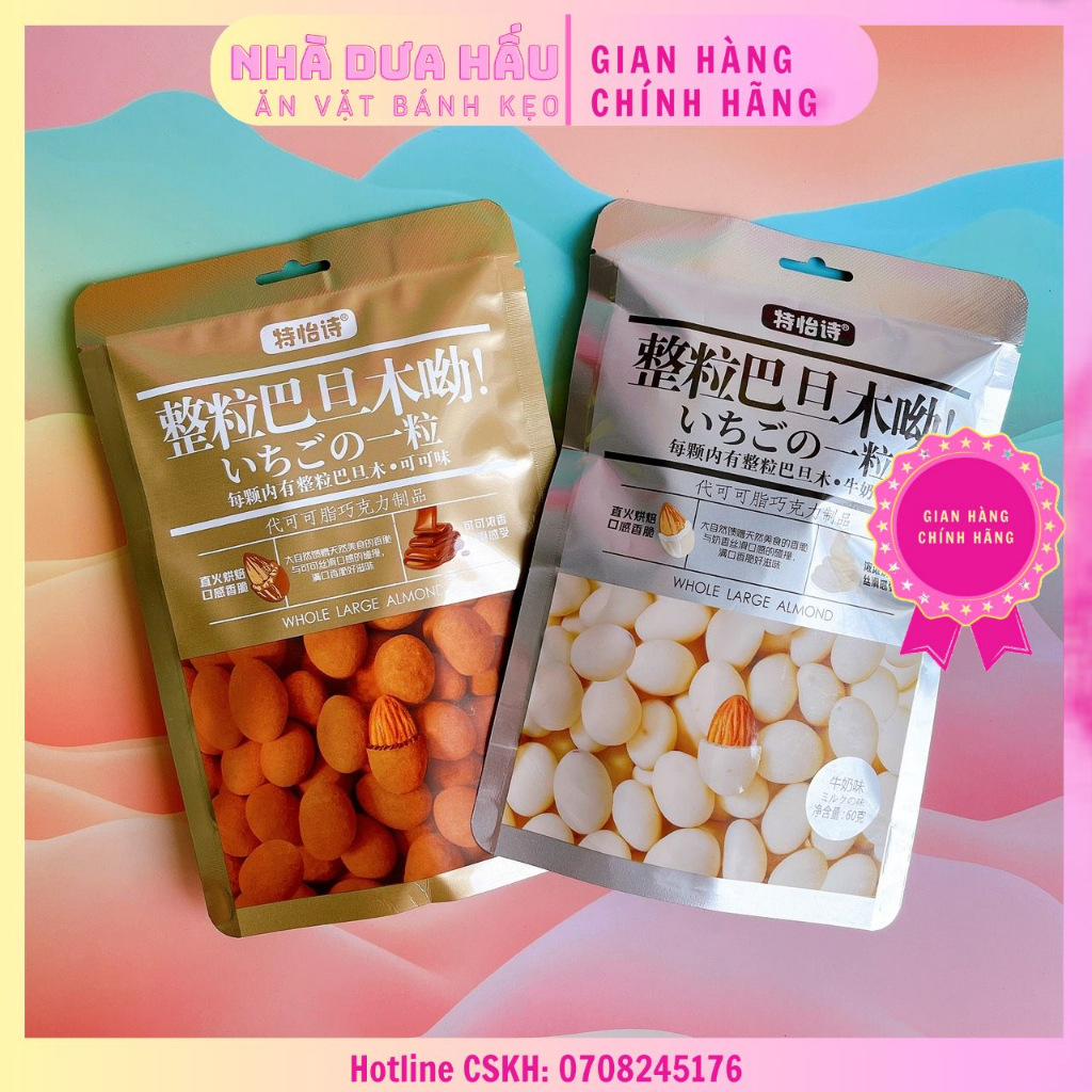 Sô cô la bọc dâu tây Tonys Hongkong gói 60g gồm 3 vị