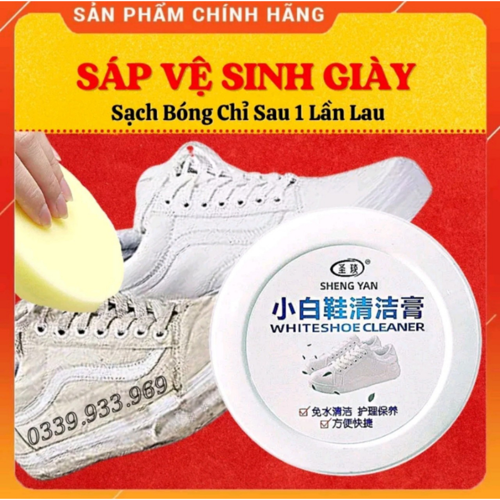 Sáp Vệ Sinh Giày Da, Ba Lô, Túi Xách - Không Cần Nước