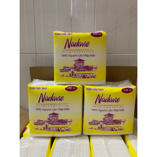 GIẤY VUÔNG NADAVIE 100 TỜ - MỀM MỊN VÀ DAI