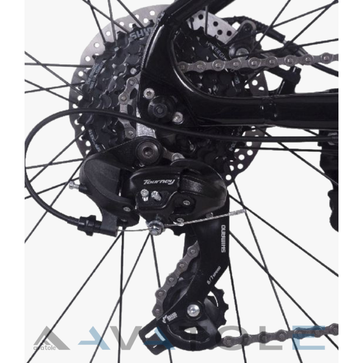 Xe đạp địa hình 2023 Fornix M9, khung sườn hợp kim nhôm cao cấp, Shimano tourney 24 tốc độ, Bánh 29in, Màu bạc xanh đen