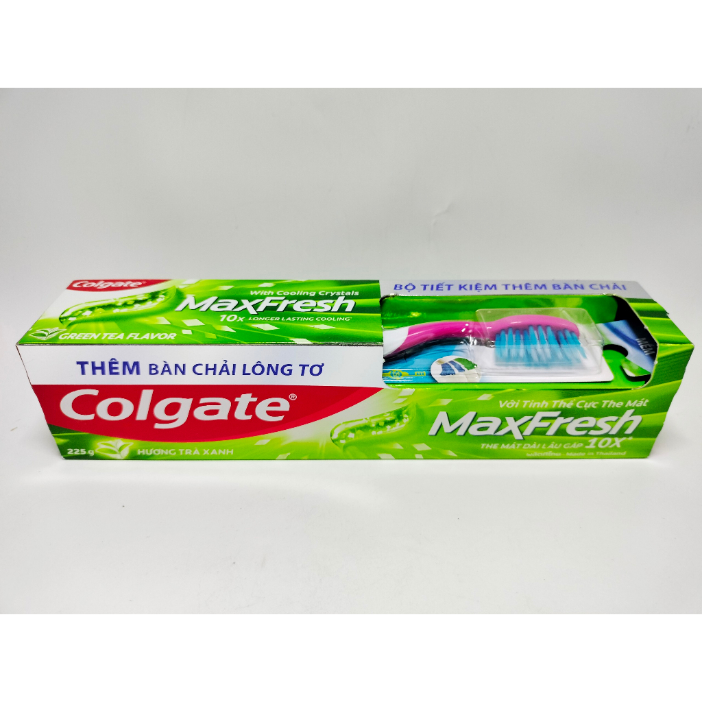 Kem đánh răng Colgate Max Fresh Hương Trà Xanh mát lạnh