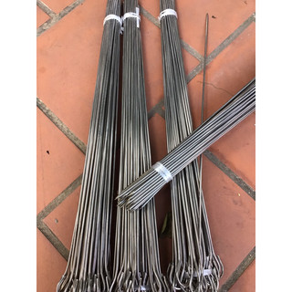 Xiên nướng thịt inox - xiên nướng thức ăn bằng inox dài 60cm