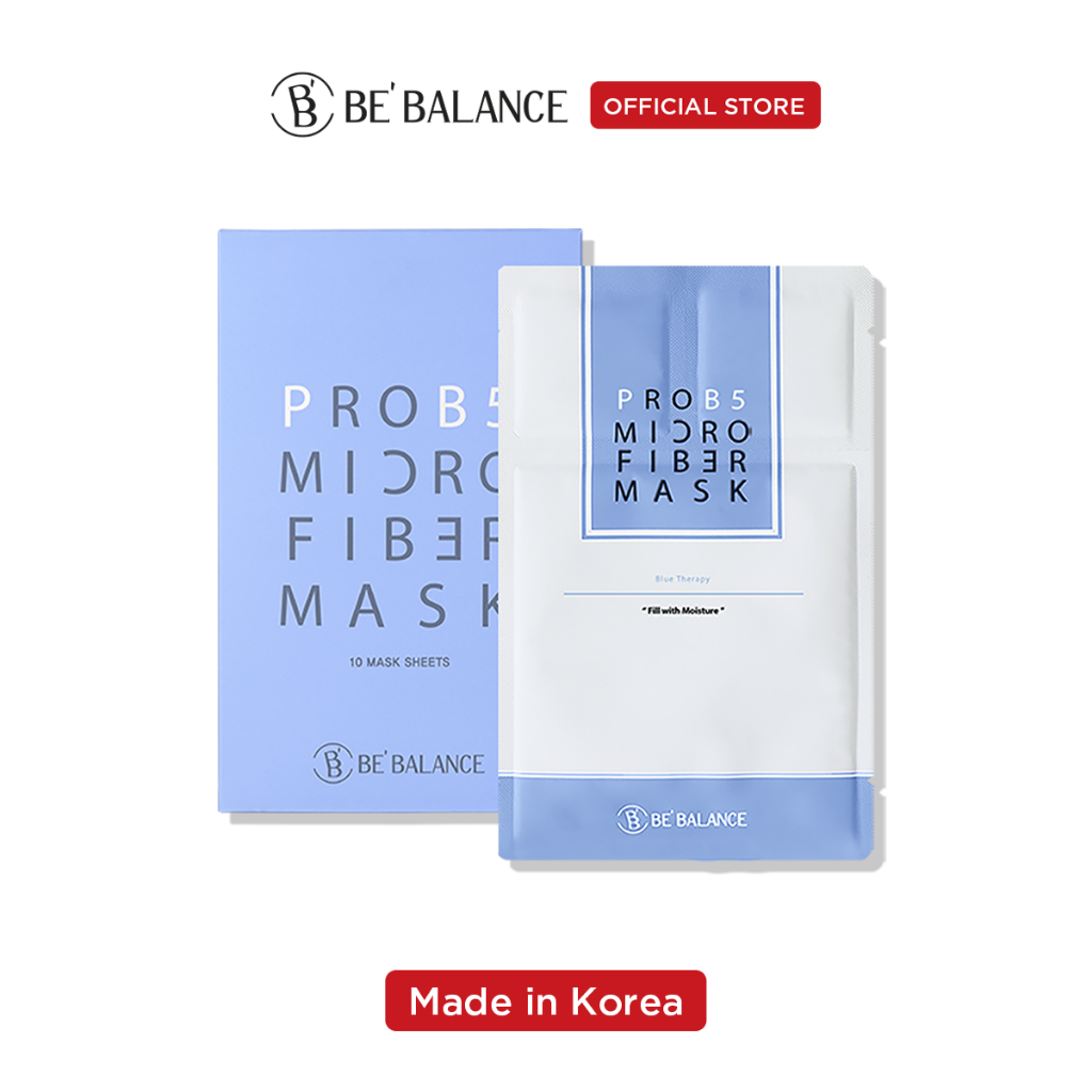 Mặt nạ PRO B5 Micro Fiber Mask Be'Balance 3in1 (1 hộp/10 miếng)