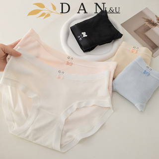 Quần Lót Nữ Cotton Mềm Mại Đính Thỏ Nơ Dễ Thương Kháng Khuẩn DAN L&U Q15