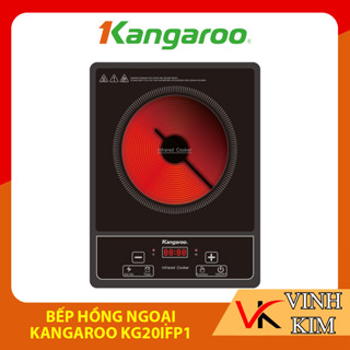 Bếp hồng ngoại Kangaroo KG20IFP1, công suất 2000W, có thể nướng trên mặt bếp, bảo hành 12 tháng