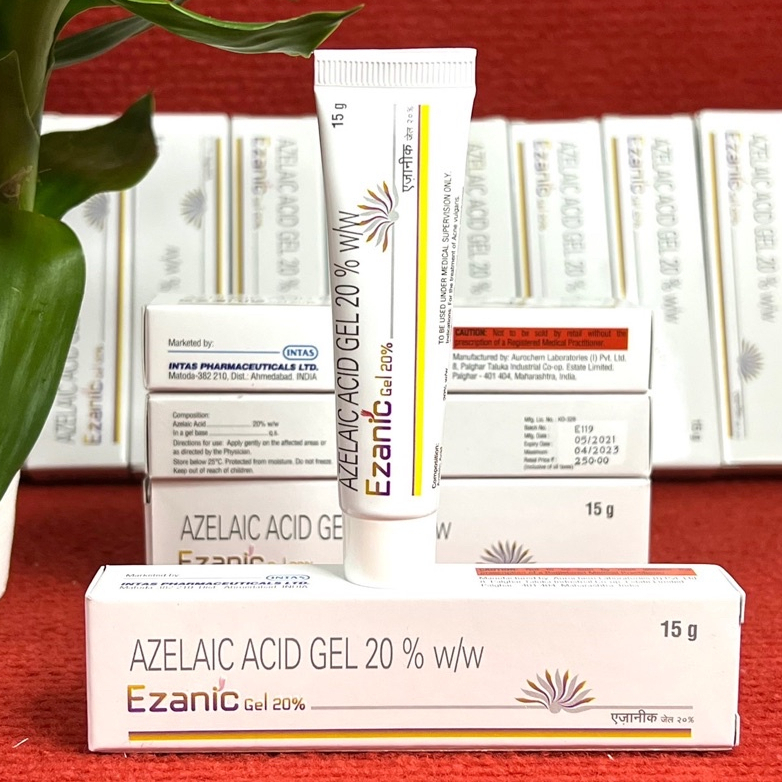 Ezanic Gel 20% Azelaic Acid Mờ Thâm, Giảm Mụn, Sáng Da