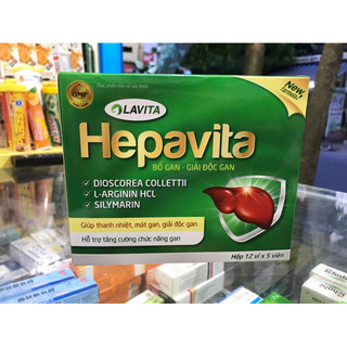 Viên uống hepavita - bổ gan, giải độc gan hộp 60 viên