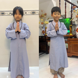 ĐỒ LAM ĐI CHÙA # MẪU ÁO TRÀNG DÀNH CHO BÉ