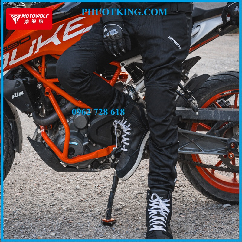 Bộ quần áo giáp MOTOWOLF chính hãng  - PHƯỢT KING
