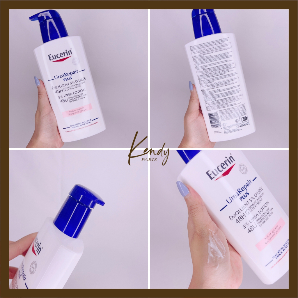Dưỡng thể phục hồi da khô EUCERIN - UREA REPAIR PLUS - Émollient 5% d’Urée 400ml