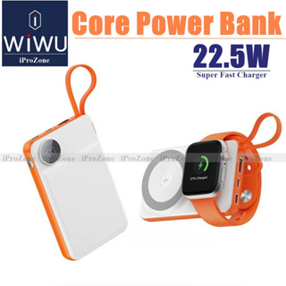 Pin dự phòng 3 in 1 Cho Apple Watch , Điện thoại IPhone chính hãng WIWU Core Power Bank 10.000 mAh hỗ trợ sạc không dây