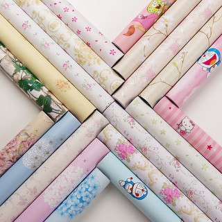DECAL 1m Giấy dán tường khổ rộng 45cm ( có sẵn keo ) - HOA TRANG NHÃ ELL129
