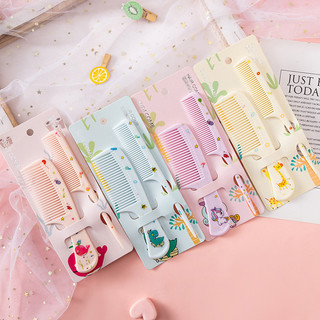 Ranliy🍓set 2 lược chải tạo kiểu tóc hình cute