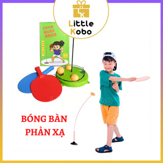 Đồ Chơi Bóng Bàn Luyện Phản Xạ 2 Vợt 3 Trái Banh Đồ Chơi Trẻ Em Thể Thao Phát Triển Thể Chất
