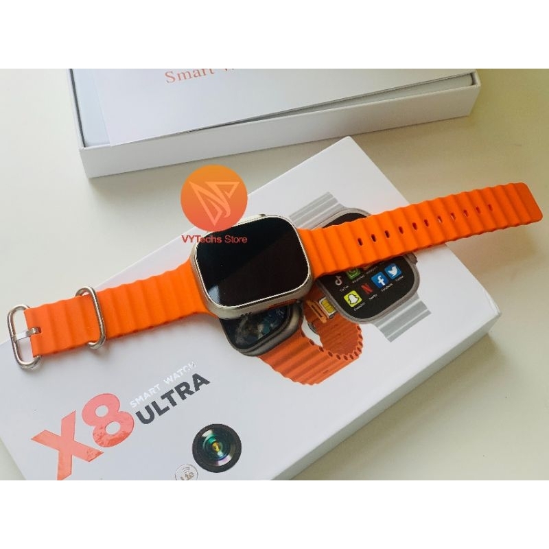 Đồng Hồ Thông Minh X8 Ultra GPS RAM 2GB Rom 16GB lắp sim Full chức năng nghe nhạc lướt fb tktk chơi game có camera