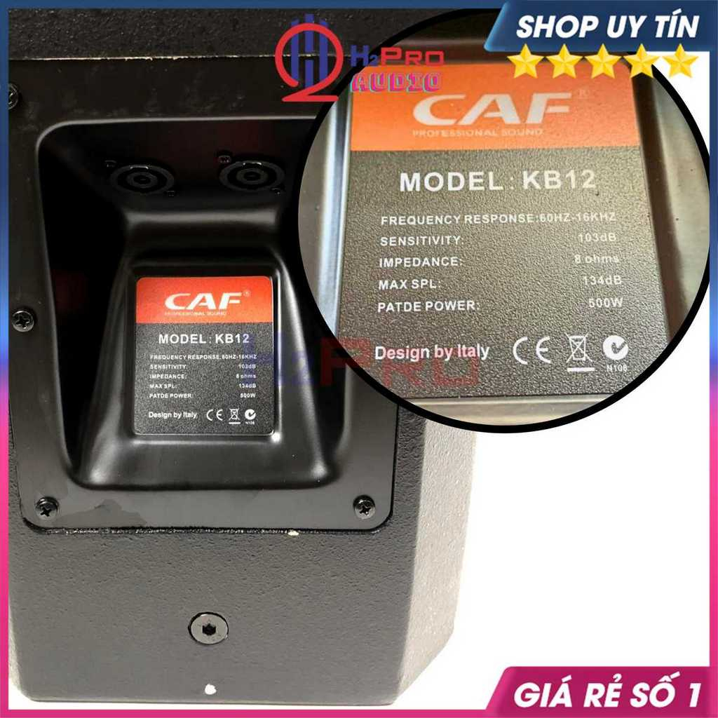 2 Loa Full Bass 30 Caf Kb12 1000W Nhập CN, Từ 190 Coil 76, Treble Kèn 450, Loa Hát Karaoke Gia Đình Cao Cấp-H2Pro Audio