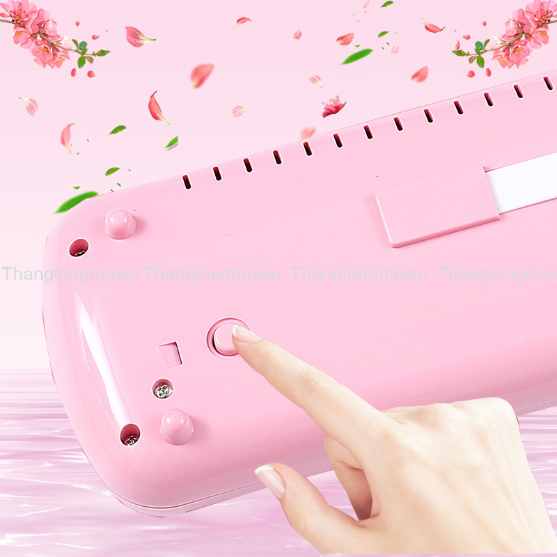 Kèn Melodion - Melodica 32 - 37 Phím Màu hồng Cho Bé Học Cảm Thụ Âm Nhạc