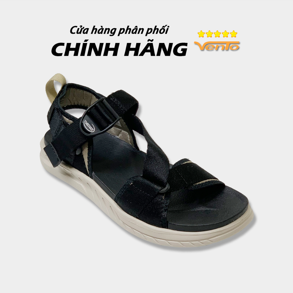 Giày Sandal VENTO CHÍNH HÃNG SLARK NB144 ĐEN [MẪU MỚI 2023]