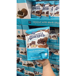 Socola đen hạnh nhân dừa Coconut Almond Dark Chocolate