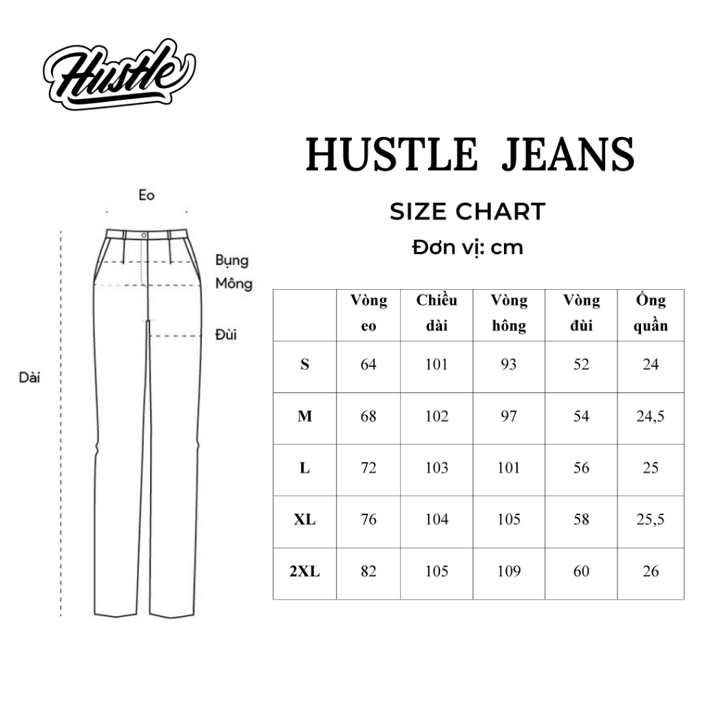Quần Jeans lưng cao ống đứng loe nhẹ form Hàn màu xanh đậm