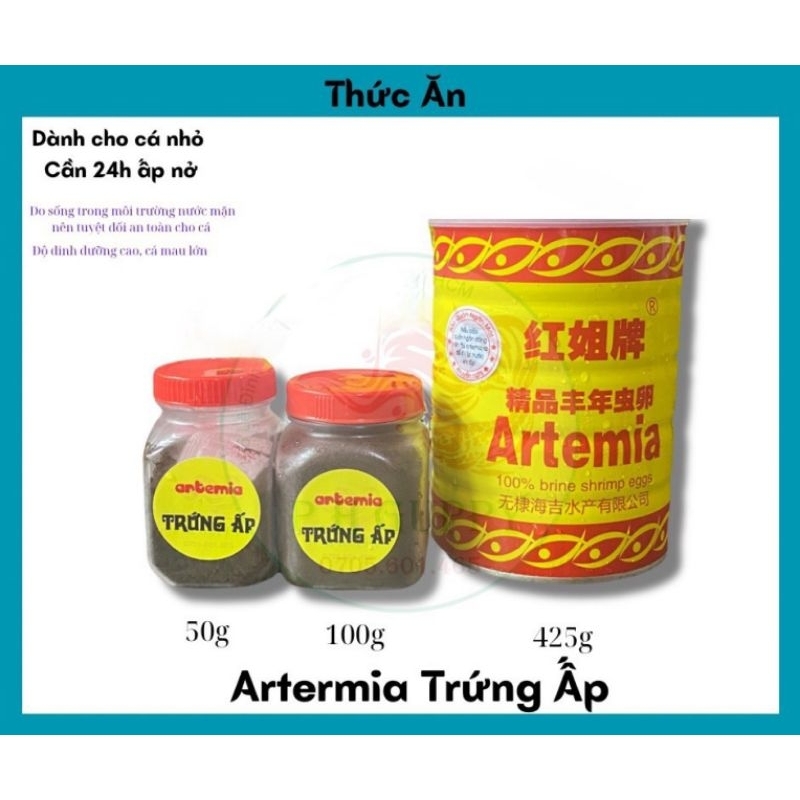 Artemia Trứng Ấp Trung Quốc Lon Vàng