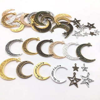 Charm mặt trăng, trang sức, mặt dây chuyển vòng tay - 1 cái