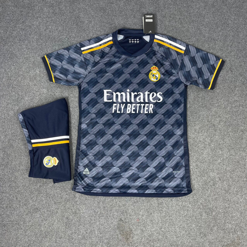 Áo Bóng Đá Câu Lạc Bộ REAL MADRID - Mẫu Mới 2024 - Vải Gai Thái Mịn Cao Cấp - Thoáng Mát - Thấm Hút Mồ Hôi