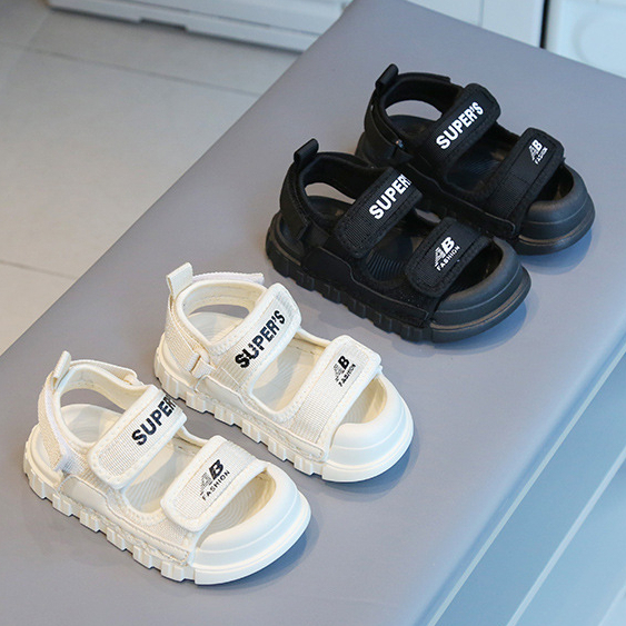 Dép sandal cho bé trai bé gái thời trang phong cách đế mềm nhẹ êm quai dán tiện lợi sz22-31 Giày của bé 365