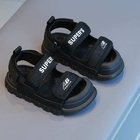 Dép sandal cho bé trai bé gái thời trang phong cách đế mềm nhẹ êm quai dán tiện lợi sz22-31 Giày của bé 365