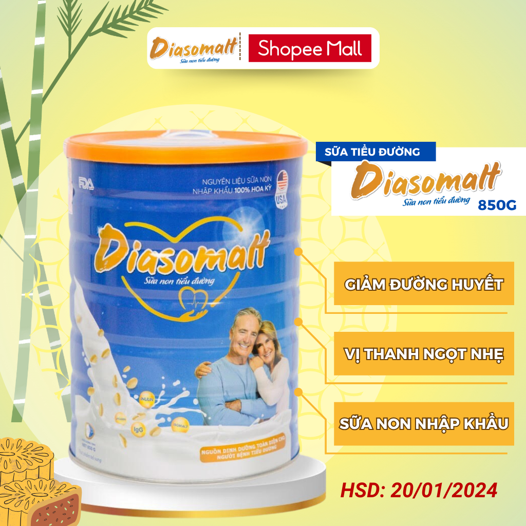Quà tặng Cốc chia vạch DIASOMALT 250ml