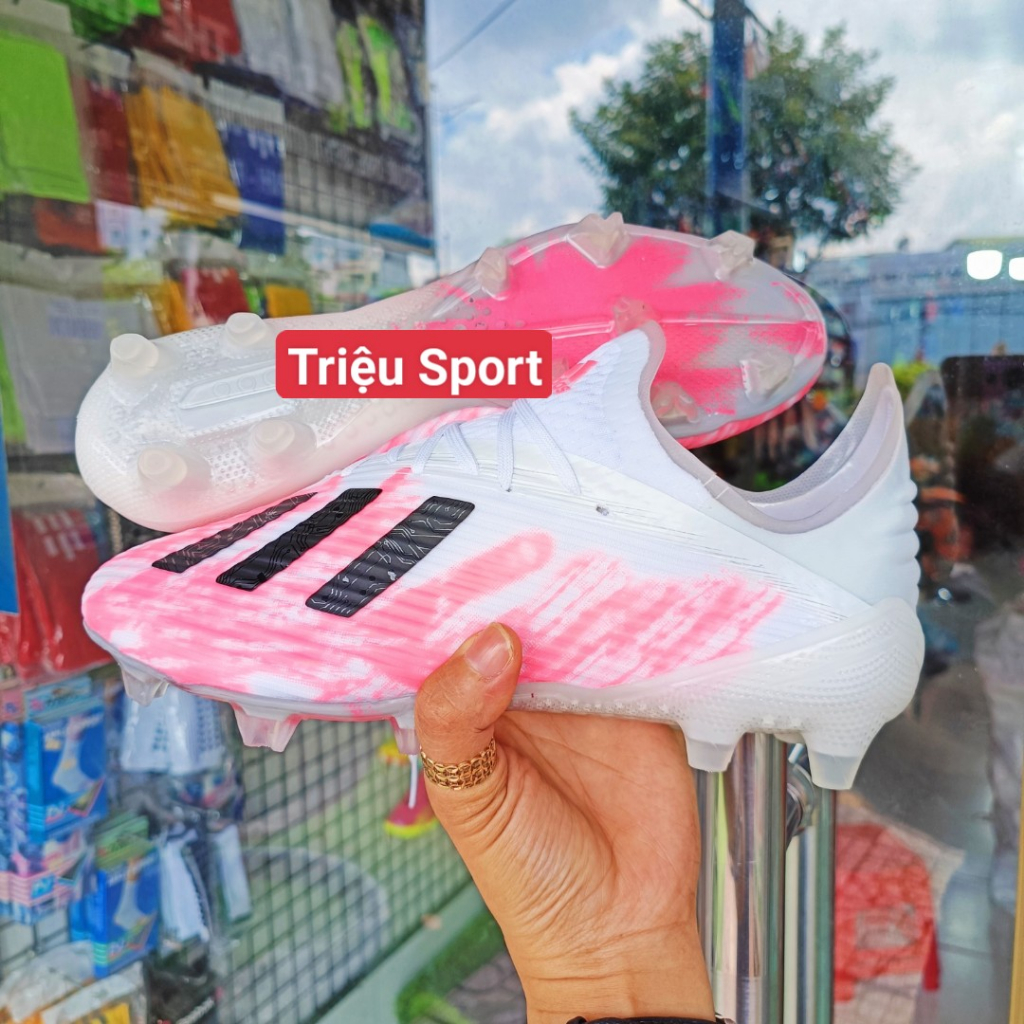 Giày đá bóng X19.1 FG Khâu đê+tất+hộp