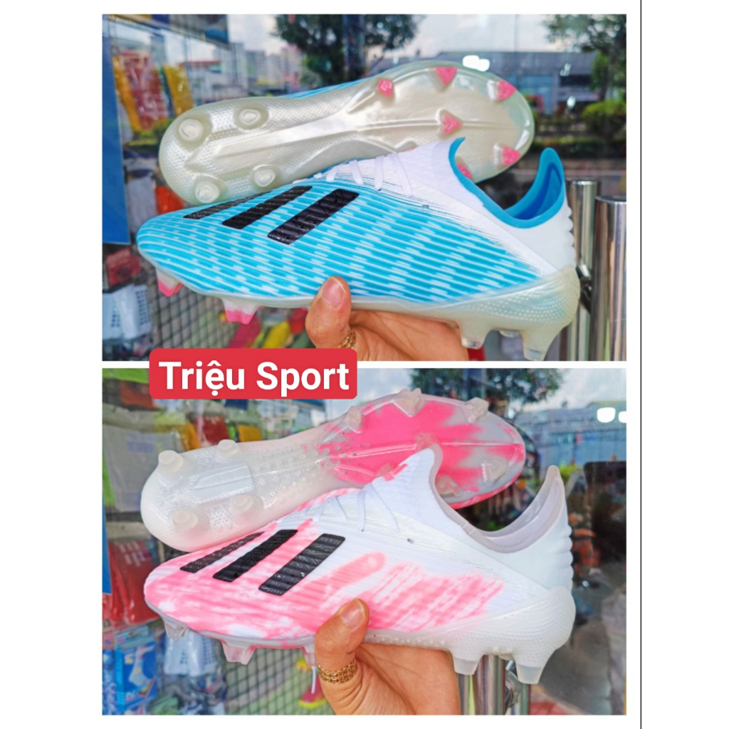 Giày đá bóng X19.1 FG Khâu đê+tất+hộp