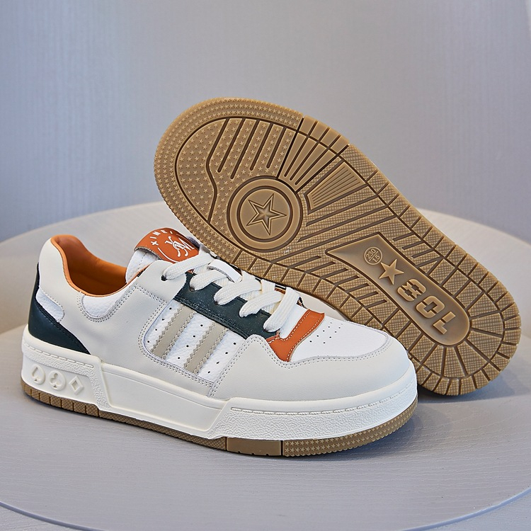 Giày thể thao nữ độn đế 4cm đế bằng tăng chiều cao siêu nhẹ thoáng khí phối màu trẻ trung đi học đi làm đi chơi, M50