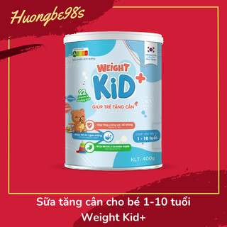Sữa cho bé biếng ăn chậm tăng cân, Weight Kid+, 400gr