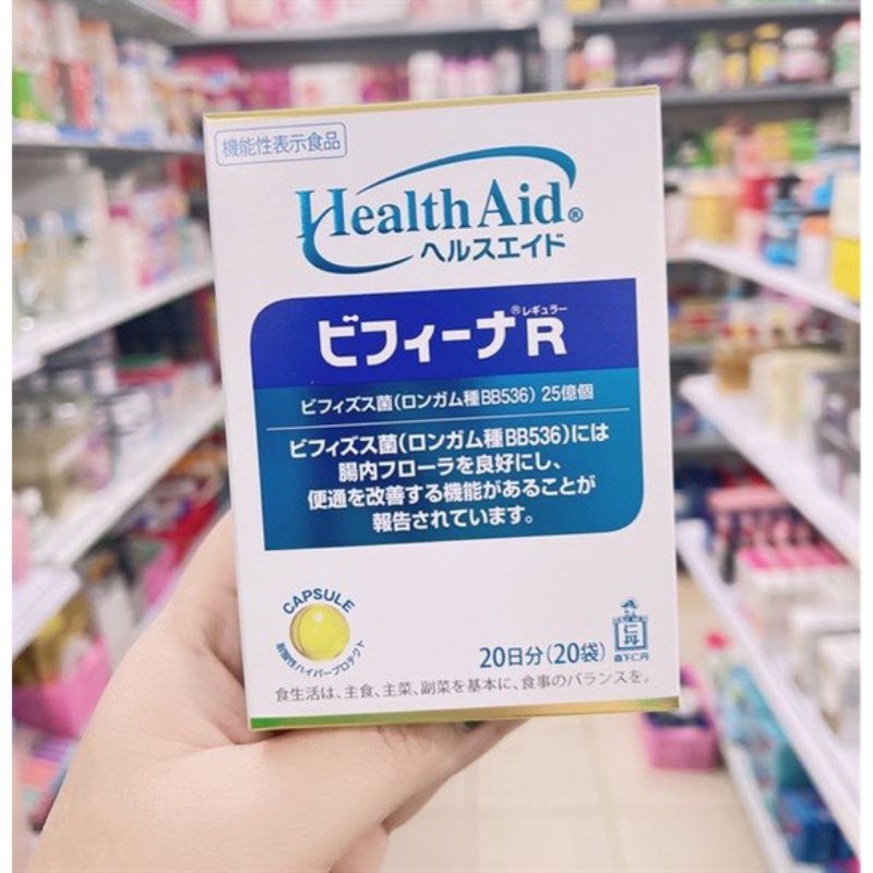 ( date 10/2026) Hộp 20 gói Men vi sinh Bifina R Nhật Bản