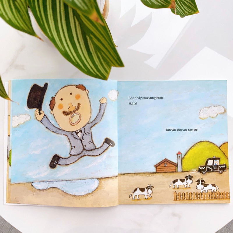 Sách Ehon Phát triển quan sát cho bé 3 6 tuổi - Đợi với, taxi ơi!