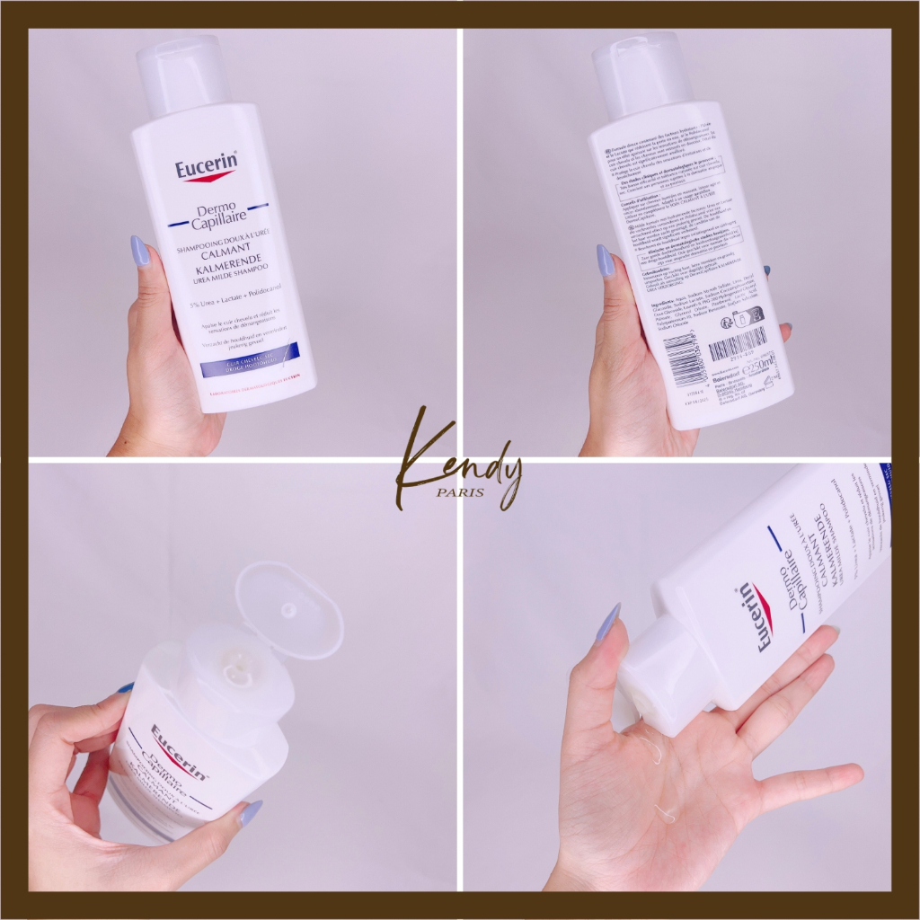 Dầu gội cho da đầu khô ngứa Eucerin DermoCapillaire Calmant 5% Ure