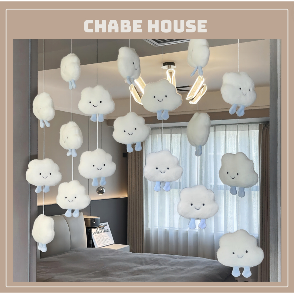 SET 7 dây rèm gấu mây decor phòng, treo cửa phòng nhiều màu sắc siêu đáng yêu