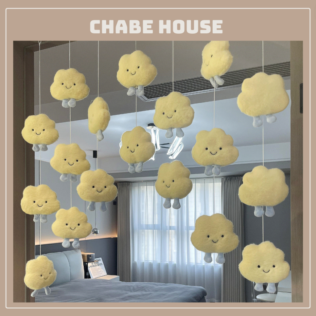 SET 7 dây rèm gấu mây decor phòng, treo cửa phòng nhiều màu sắc siêu đáng yêu