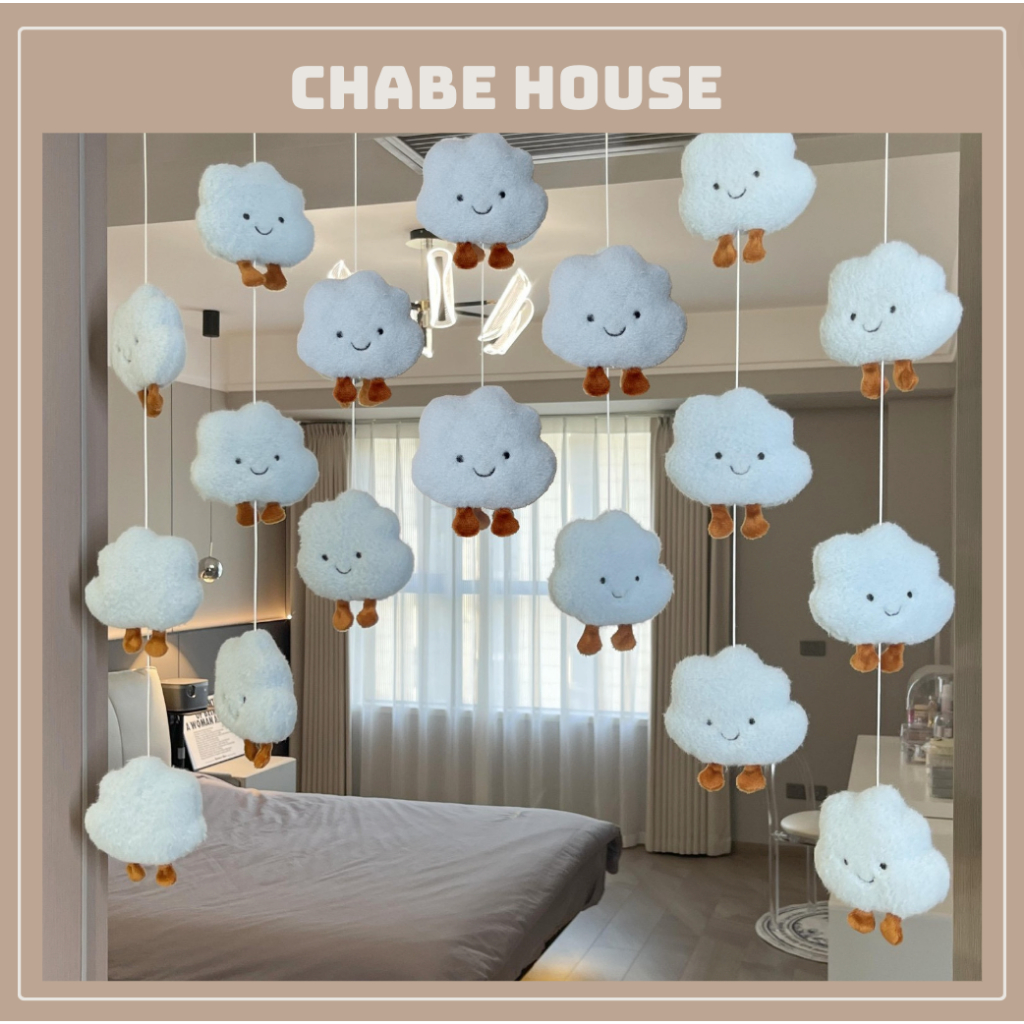 SET 7 dây rèm gấu mây decor phòng, treo cửa phòng nhiều màu sắc siêu đáng yêu