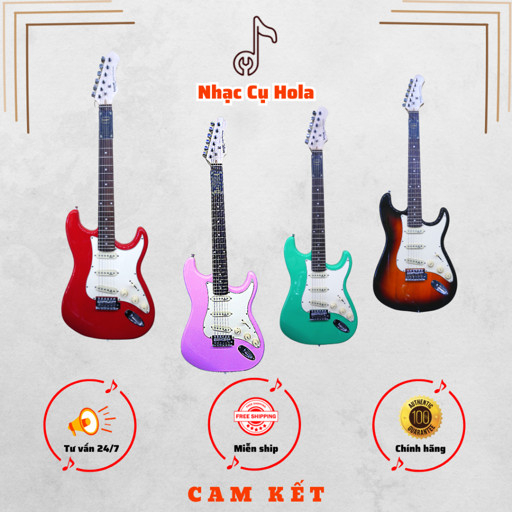 Đàn Guitar Điện Sqoe SEST 200 Giá Rẻ Nhiều Màu