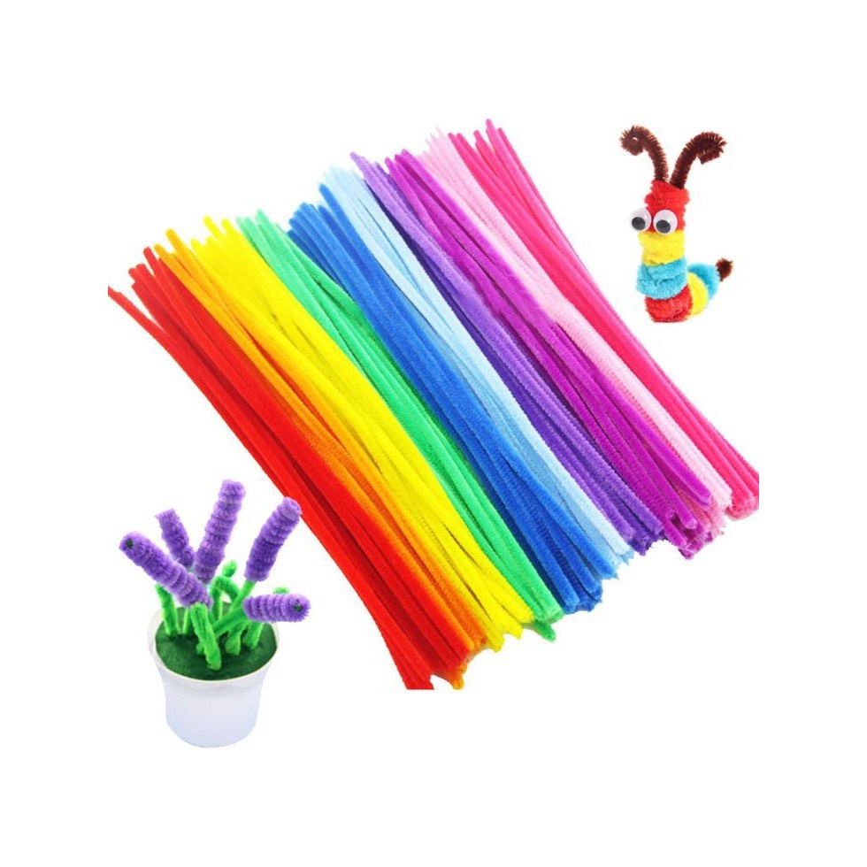 100 cành kẽm nhung, kẽm lông làm hoa, trang trí uốn hình