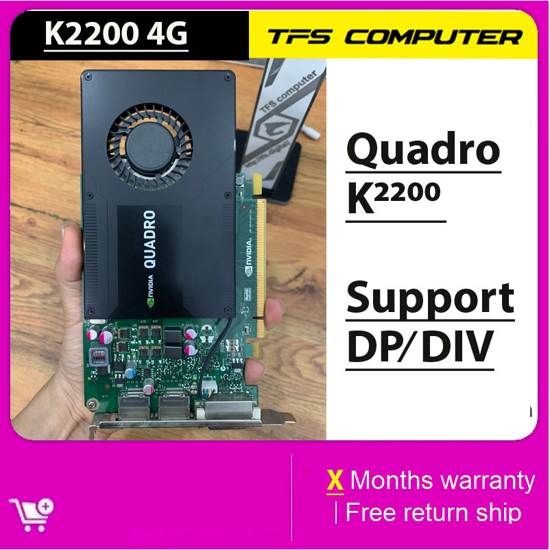 Card màn hình rời VGA NVIDIA Quadro K2200 4GB GDDR5