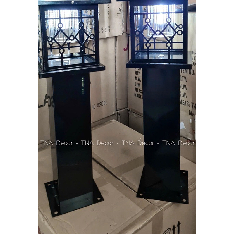 Đèn Trụ Trang Trí Bắt Muỗi, Côn Trùng, Cao 60cm, Năng Lượng Mặt Trời, 2 Màu