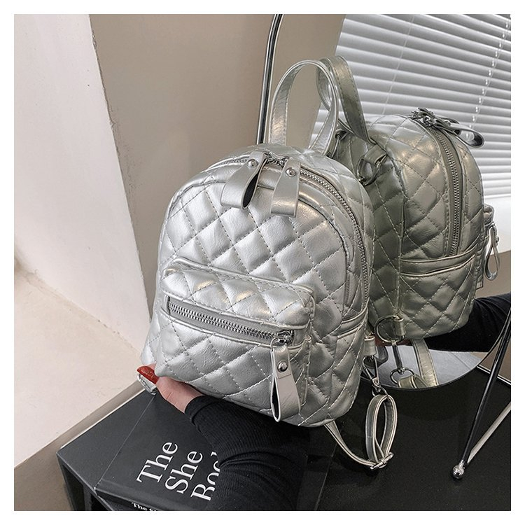 Balo mini nam nữ balo đeo vai unisex chất liệu da thêu đơn giản tinh tế LK345