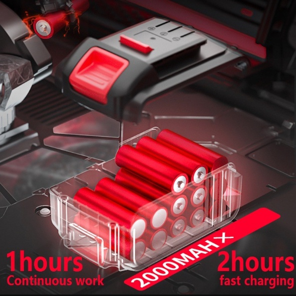 Máy Khoan Pin BOSCH Không chổi than - Có búa - Khoan 3 chức năng 13mm - Khoan Pin Makita 288V Tặng kèm bộ