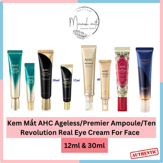 Kem Mắt AHC Ageless Real Eye Cream For Face 12ml &30ml Hàn Quốc.