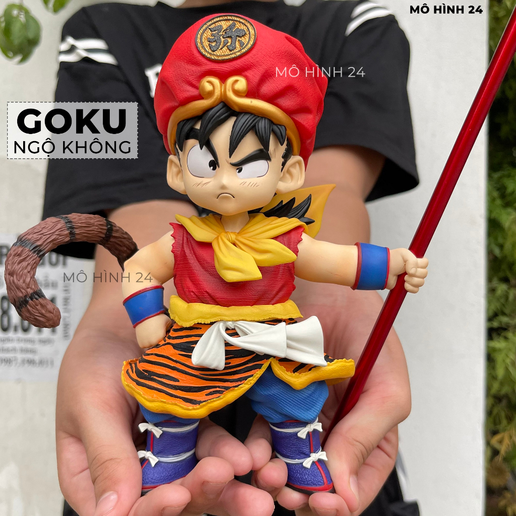 Mô hình nhân vật Goku Ngộ Không fanart songoku cosplay tôn ngộ không figure Dragonball Gohan wukong VF