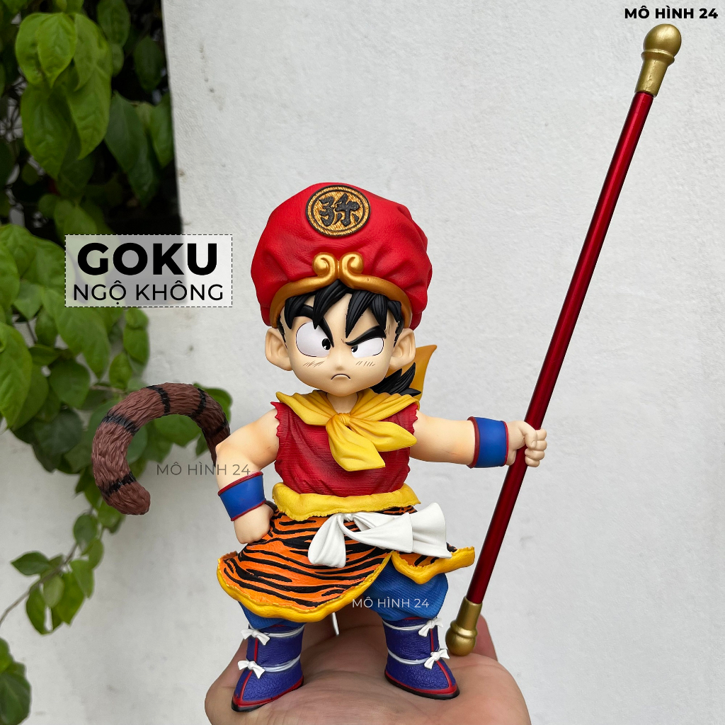 Mô hình nhân vật Goku Ngộ Không fanart songoku cosplay tôn ngộ không figure Dragonball Gohan wukong VF